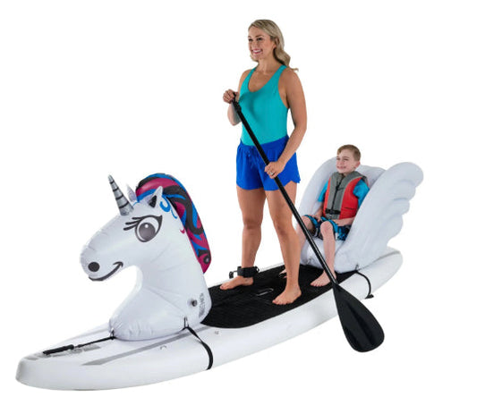 Stand up paddleboarding gifts featuring KORKZ custom floating sunglass straps perfect for SUP enthusiasts